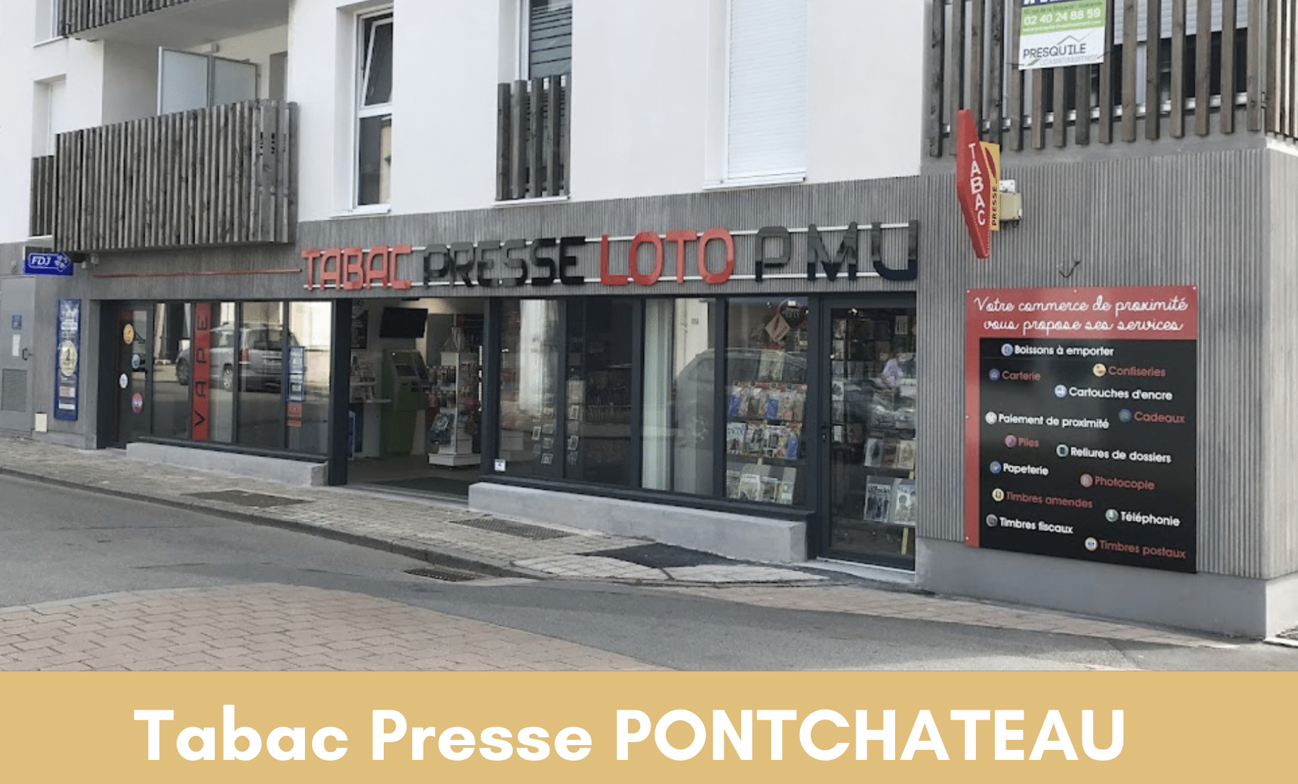 TABAC PRESSE LOTO PMU: Pontchateau